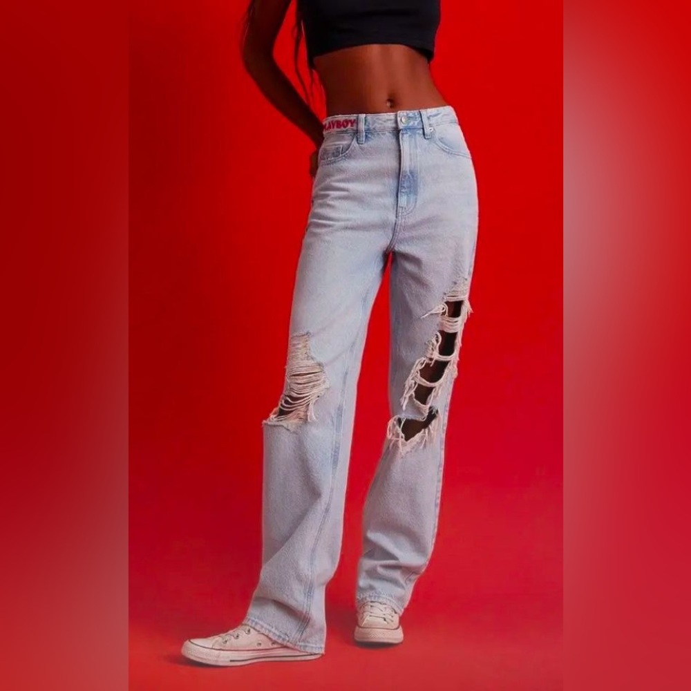 Playboy By PacSun Cloud Nine Boyfriend Jeans Size 24
